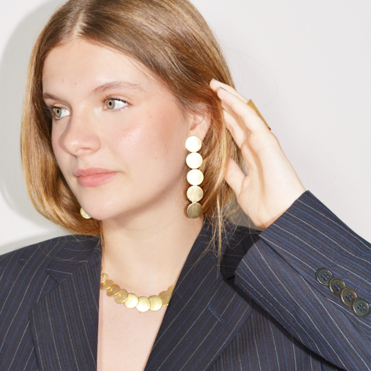 Pendientes Long Dots