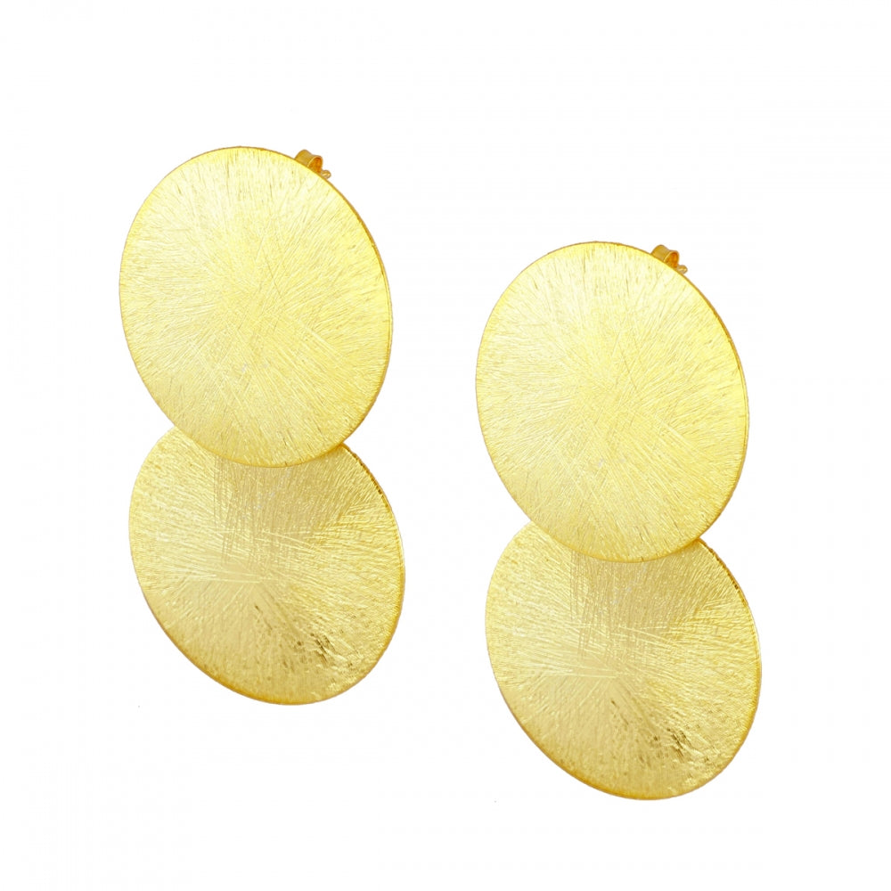 Pendientes Double Golden Circle