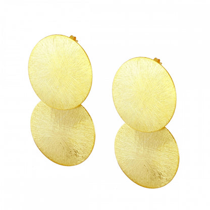 Pendientes Double Golden Circle