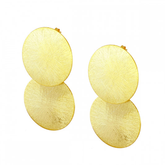 Pendientes Double Golden Circle