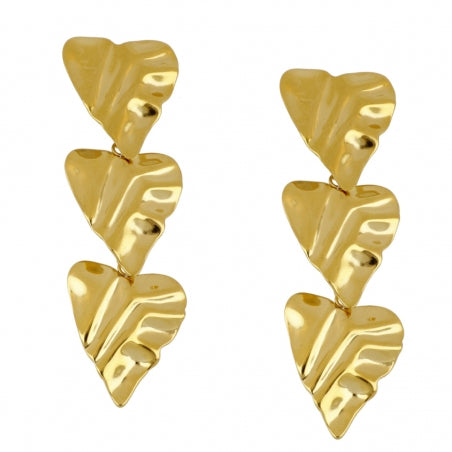 Pendientes Three Hearts